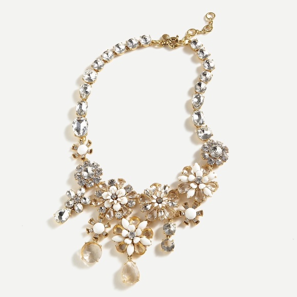 J.CREW FLOWER BOOM STATEMENT NECKLACE - Picture 1 of 4